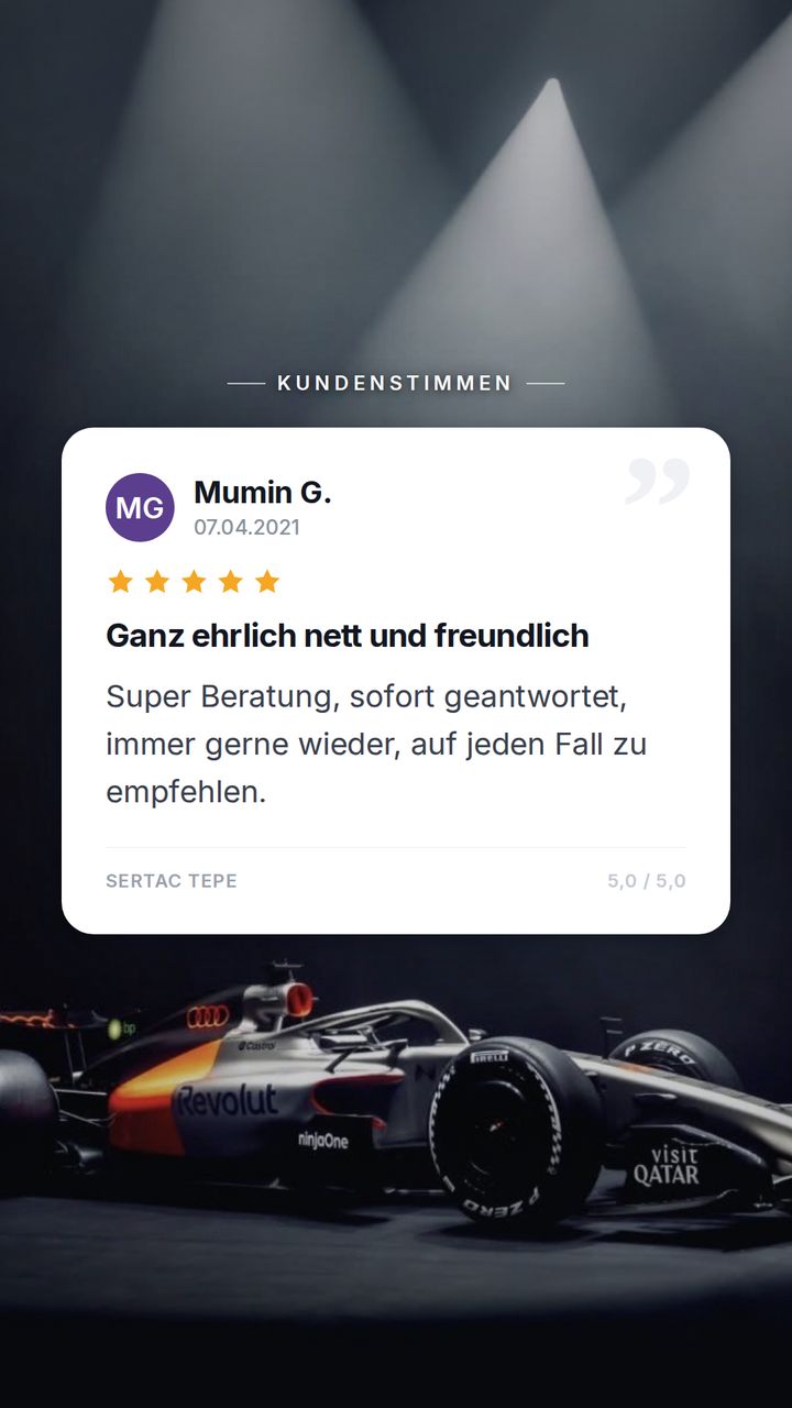 Bewertung von Mumin G. · 5 von 5 Sternen · Nett und freundlich (April 2021)